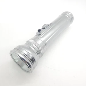 Eveready Vintage Flashlight Focusing Chrome Old Flashlight 2 Cell - Picture 1 of 6