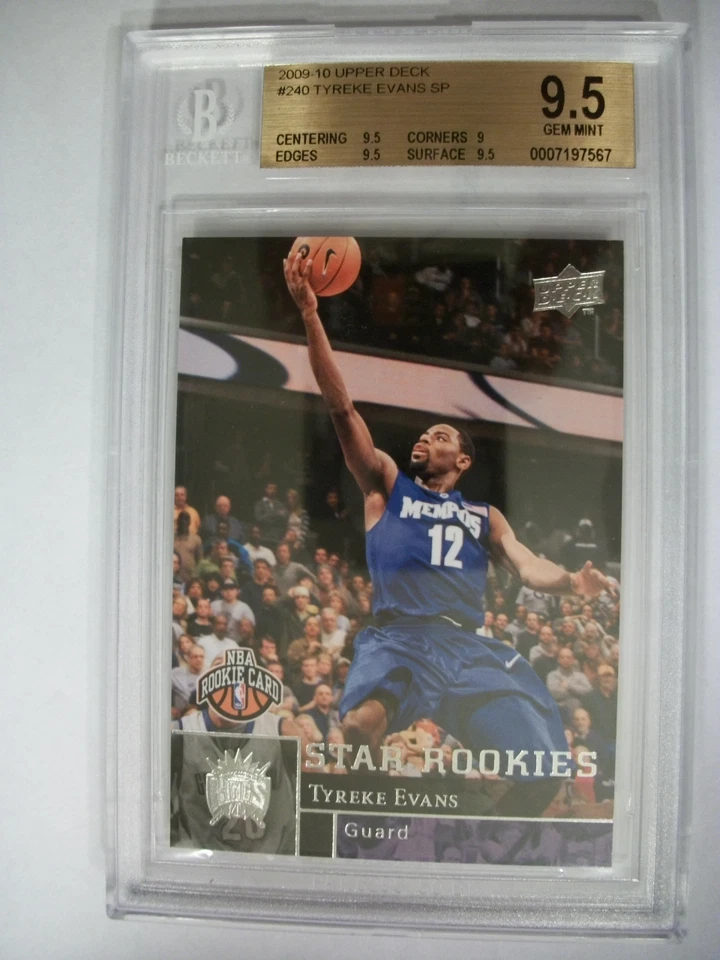 Tyreke Evans 2009-10 cubierta superior #240 novato BGS GEMA COMO NUEVO 9,5 RC Foto 1 de 1