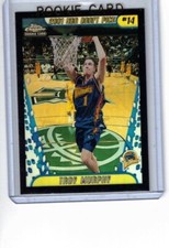 #142  black refractor TROY MURPHY  rc 2001 02  TOPPS CHROME  20/50   rookie