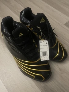 Adidas TMAC 2 Restomod Black Gold Tracy McGrady H68049 Sz 10.5 - Picture 1 of 9