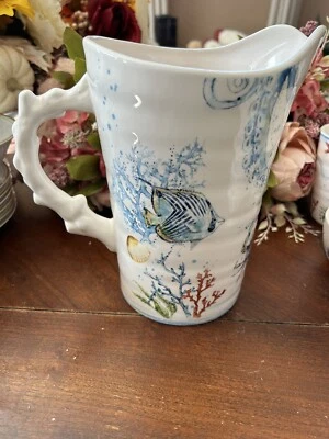 Jarra Pier 1 Ironstone Sea Life Foto 1 de 4