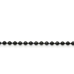 Stainless Steel 3.0mm IP Black-plated 22in Ball Chain - Picture 1 of 3