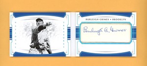 Burleigh Grimes 2018 National Treasures 2/2 Legendary Cut Signatures Auto Signed
