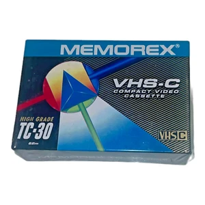 Memorex VHS-C Compact Video Cassette TC-30 High Grade Sealed 62M for Camcorders - Bild 1 von 6