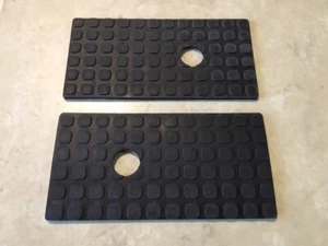 Walker Mower 3" x 6" Rubber mat foot treads SET (2) #5747-12 fits 48" Deck - Picture 1 of 2