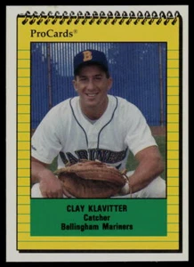 1991 ProCards Clay Klavitter Bellingham Mariners - Bild 1 von 2