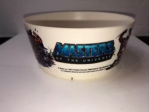 MOTU Masters Of the Universe 1983 Plastic Cereal Bowl HE-MAN SKELETOR Deka USA - Picture 1 of 16