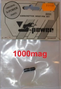 SERPENT S-POWER CARBURATOR WRIST PIN SET 2231 1/8 RACING CAR MODEL VINTAGE - Photo 1 sur 1