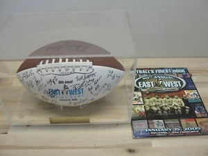 2005 EAST / WEST 80TH ANNUAL FOOTBALL GAME SIGNED BALL W/ PROGRAMM AUTOGRAMM - Bild 1 von 4