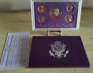 1988S US Mint Proof Set 5-coin in original packaging with COA - Picture 1 of 5