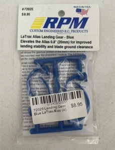 RPM #72025 LaTrax Alias Landing Gear - Blue - Picture 1 of 2