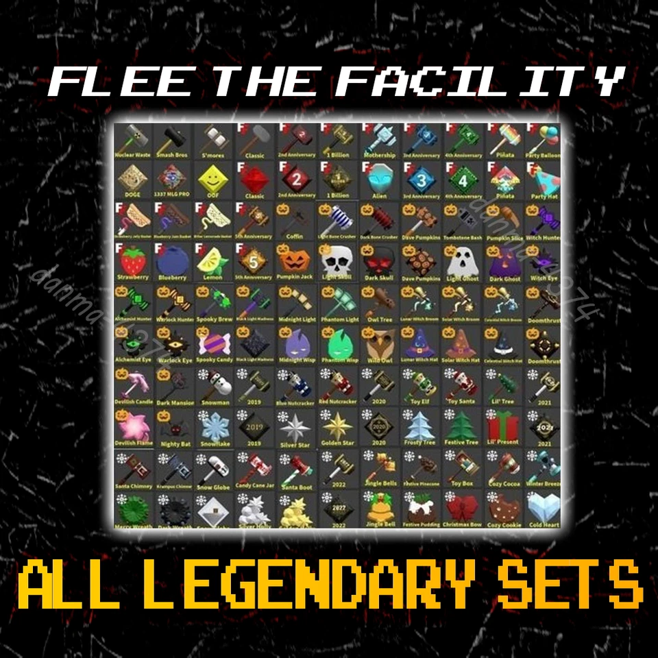 Flee The Facility - All Legendary Sets - FTF Legendary | - Image 1 of 1
