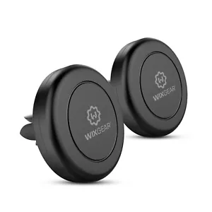 WixGear Air Vent Car Mount Magnetic Phone Holder Grip iphone Stand 2 Pack Cradle - Picture 1 of 8