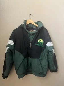 Seattle SuperSonics Vintage Pullover Mens Jacket Size Large Team Athletics NBA - Picture 1 of 6