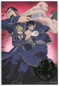 lavagna media Shitajiki Fullmetal Alchemist anime lamina oro Roy Riza Maes - Foto 1 di 2
