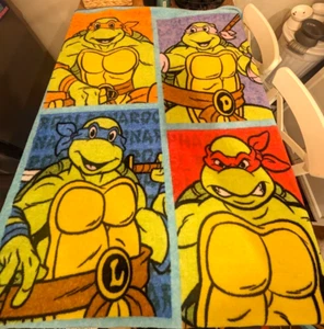 TMNT Teenage Mutant Ninja Turtles Fleece Throw Blanket (2016) Cowabunga classic - Picture 1 of 6