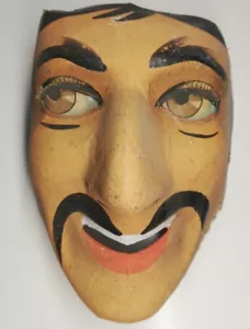 Selten Antik Masque Papier Maische Patentiert Sgdg Vintag Sammlung Ausgabe Limit - Picture 1 of 8