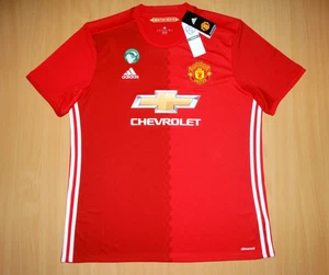 NEW MINT MANCHESTER UNITED 2016 2017 XL adidas football shirt jersey camisa 16 - Picture 1 of 8