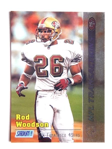 Tarjeta de fútbol americano Charles Woodson #220 Topps 1997 (San Francisco 49ers) E - Imagen 1 de 2
