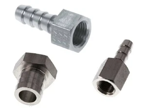 Schlauchtülle V4A Schlauchanschluss Schlauchstutzen zyl Innengewinde Edelstahl  - Bild 1 von 10