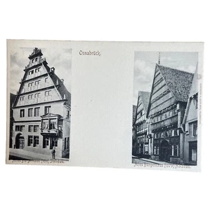 Postkarte AK Osnabrück Altes Bürgerhaus Holzbau & Steinbruch Ungelaufen 1900 - Bild 1 von 3