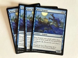 River Serpent (4) Amonkhet NM MTG Magic the Gathering - Picture 1 of 1