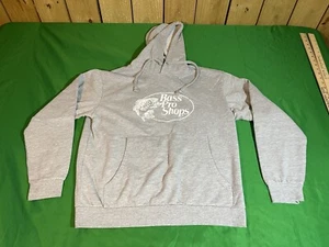 Bass Pro Shops Pullover Mens Medium Hoodie Drawstring Fishing Outdoors - Picture 1 of 19