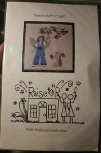 Raise The Roof Cross Stitch Pattern Kit SEPTEMBER'S ANGEL - Picture 1 of 3