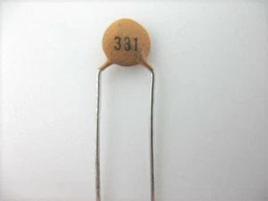 25X - 330pF @ 500V (Y5P) 20% - Ceramic Disc Capacitor                  Ref # 63 - Picture 1 of 1