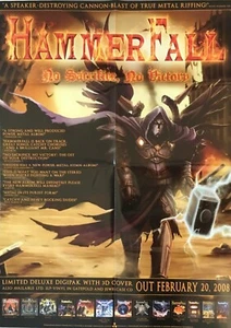 HAMMERFALL - No Sacrifice - Promo Poster - gefaltet / folded - Sammlerstück 177 - Bild 1 von 1
