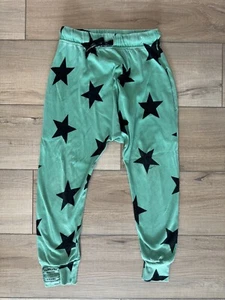 Nununu Green Boys Light Star Baggy Pants Size 6 7 Kids $63 Joggers - Picture 1 of 3