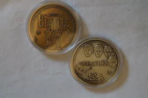 The Beatles - 1960-1970 - 1 oz. Bronze Plated Coin in Case. - Picture 1 of 6