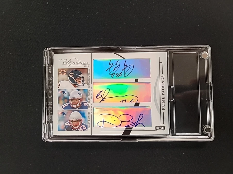 2004 PRIME SIGS 6 AUTOGRAPH 15/41 PETER WARRICK-DEION BRANCH-BERRIAN-JOHNSON +++ - Image 1 of 4