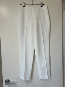 Carla Zampatti Women's Business Pants White Size 06 - Picture 1 of 9
