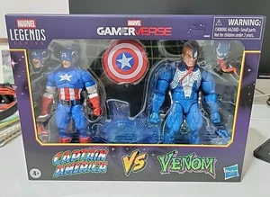 Marvel Legends Series Gamerverse Captain America vs. Venom 6" action figure NUOVO - Foto 1 di 9