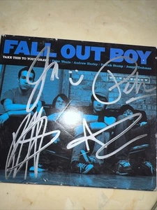 SIGNED Fall Out Boy - Take This To Your Grave Cd autographed - Picture 1 of 4