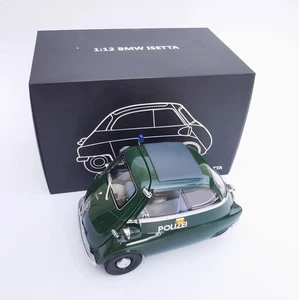 1/12 KENGFAI BMW Isetta COCHE DE POLICÍA MODELO FUNDIDO A PRESIÓN RARO - Imagen 1 de 1