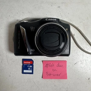 Canon PowerShot SX130IS fotocamera digitale nera 3" LCD 12,1 MP 12x zoom ottico - Foto 1 di 17