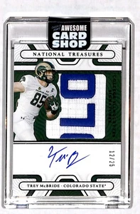 2022 Panini National Treasures Collegiate College Silhouettes Signatures Trey - Bild 1 von 2