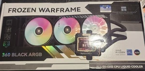 Thermalright Frozen Warframe 360 Black ARGB All-In-One CPU Liquid Cooler - Bild 1 von 4