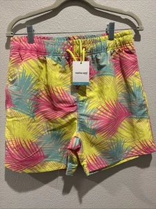 Neon Palms Boys Swim Trunks  - Picture 1 of 2