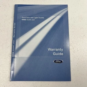 2002 Ford Cars And Light Trucks Warranty Guide Book - Bild 1 von 7