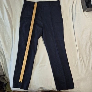 Soft Surroundings Quilted Ponte Pants Sz 12 Navy Blue - Picture 1 of 14