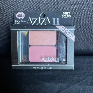 Vtg NOS AZIZA II Glow Tones Blush w/mirror & brush 0.25 Oz z-265 - Picture 1 of 4