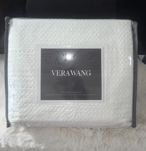 Vera Wang Full/Queen Waffle Piquet Duvet 👸🏽 - Picture 1 of 2