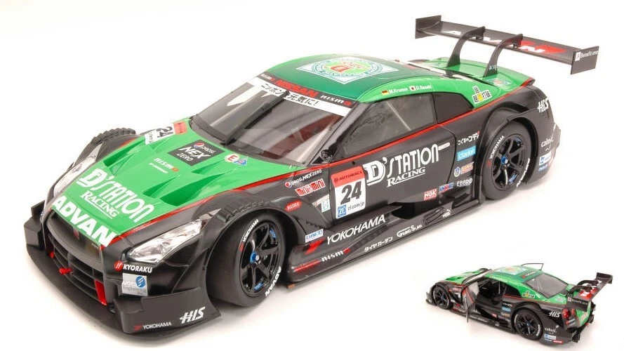 Ebbro NISSAN GT-R N.24 10th SUPER GT500 2014 M.KRUMM-D.SASAKI 1:18 - Immagine 1 di 1