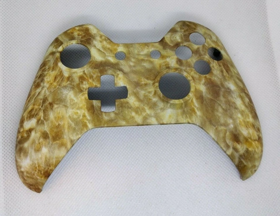 Custom Xbox One Controller "Gold Marble" Front Shell - Image 1 of 1