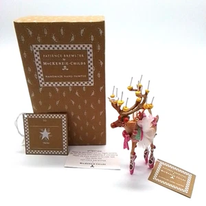 Patience Brewster Mackenzie-Childs Dash Away Dancer Mini Tree Ornament New/Boxed