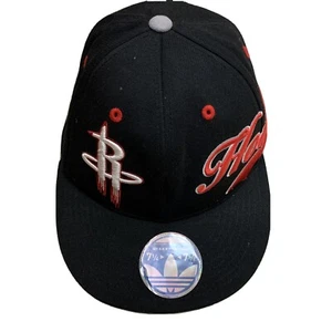 NBA Houston Rockets Adidas 210 Fitted Hat Cap Size 7 1/4-7 5/8 - Picture 1 of 6