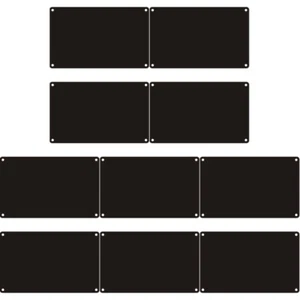 10 Pcs Blank Aluminum Sign Name Plate Engraving Blanks Metal Door - Picture 1 of 12